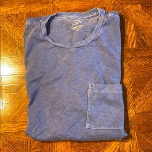 Jcrew Factory Garment Dyed Pocket Tee